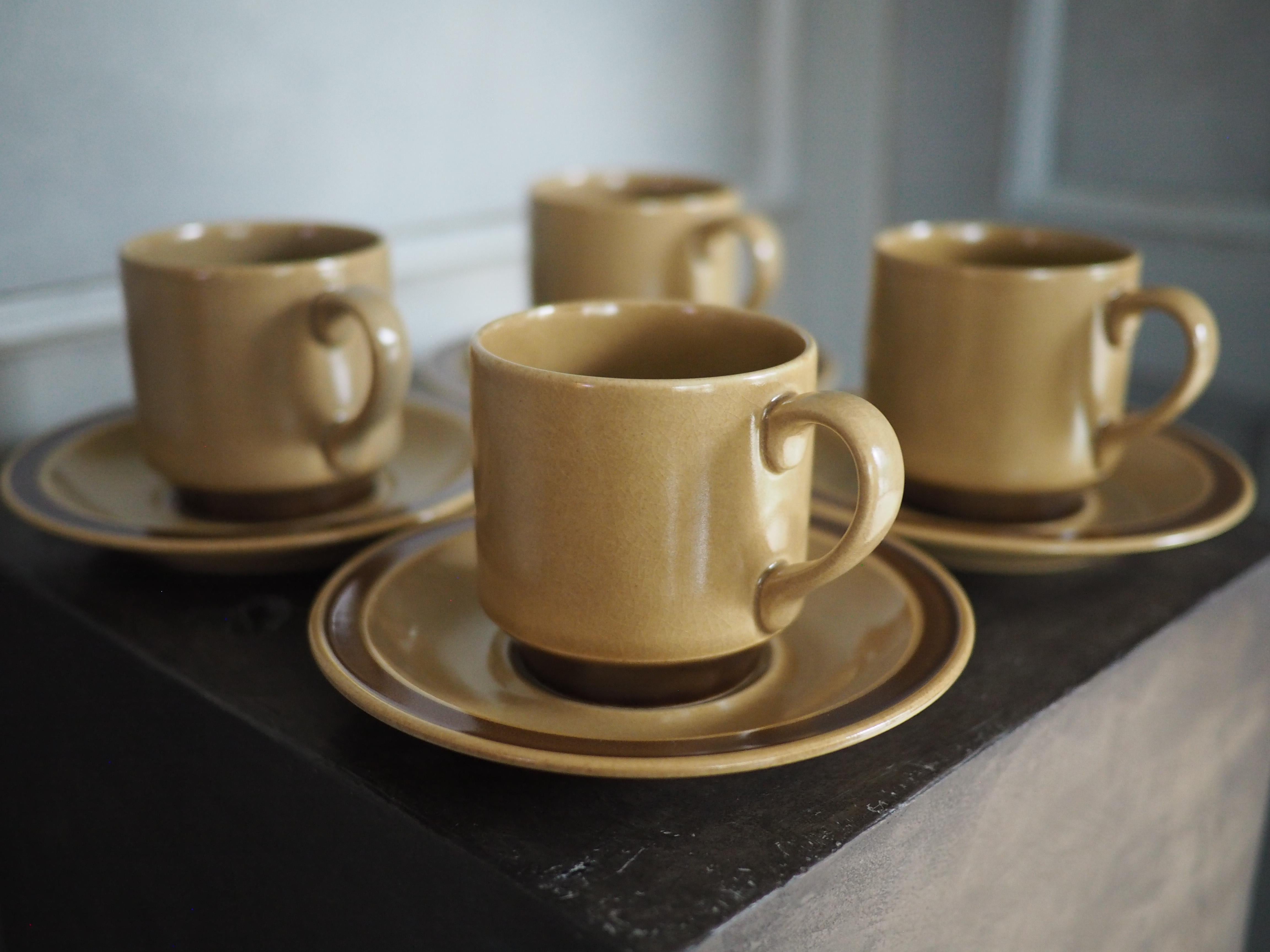 mid century modern coffee cups