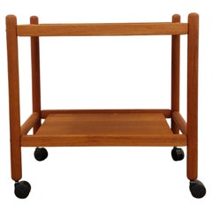 Vintage Mid Century Modern Teak Bar Cart