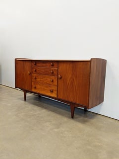 Vintage Mid Century Modern Teak Credenza by A. Younger