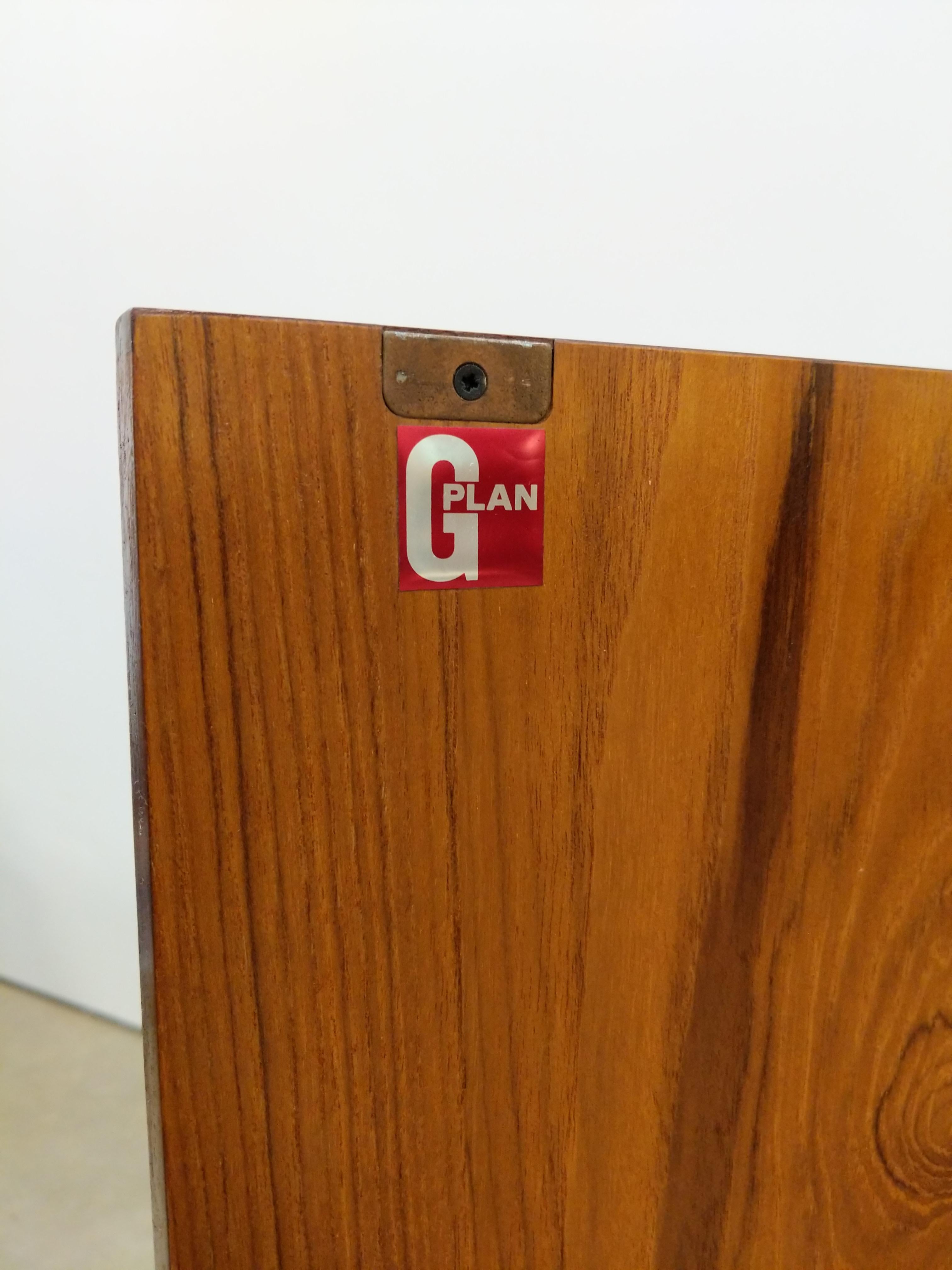 Credenza vintage de teca moderna de mediados de siglo de G Plan en venta 5