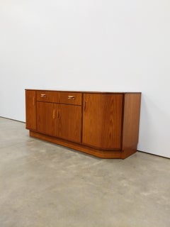 Crédence Vintage Mid Century Modern en teck par G-Plan