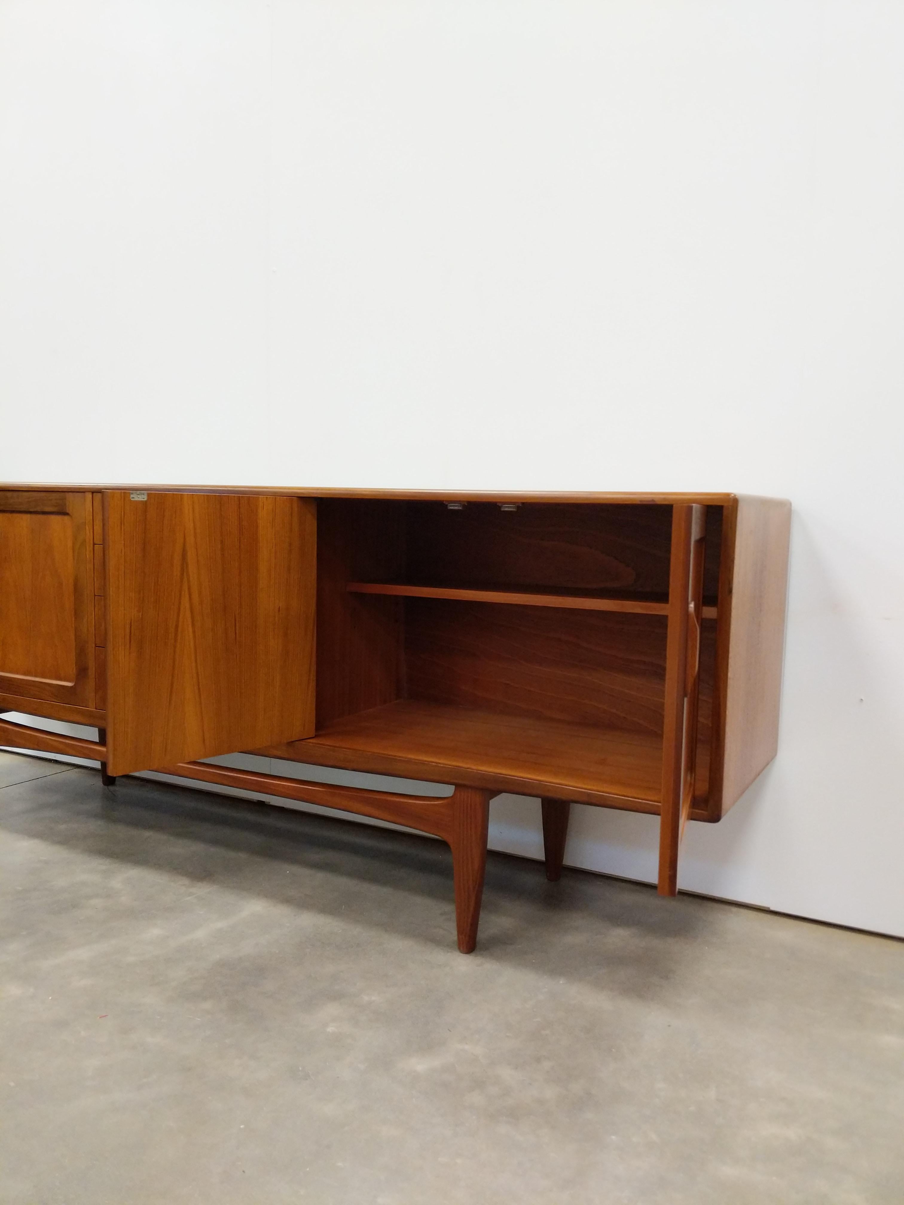 Mid-Century Modern Vintage Mid Century Modern Teak Credenza by G Plan For Sale