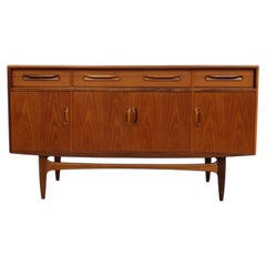 Credenza vintage de teca moderna de mediados de siglo de G Plan
