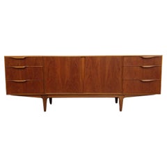 Credenza vintage de teca moderna de mediados de siglo de McIntosh