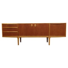Credenza in teak vintage del Mid Century Modern di McIntosh