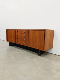 Vintage Mid Century Modern Teak Credenza by RS Associates