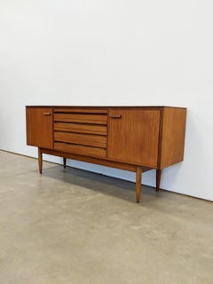 Vintage Mid Century Modern Teak Credenza by White & Newton