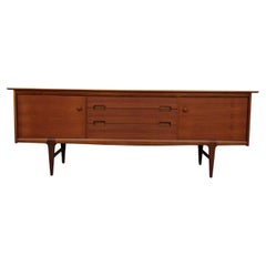 Vintage Mid Century Modern Teak Credenza by Younger