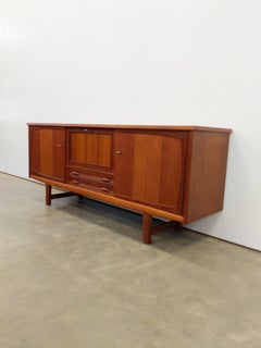 Vintage Mid Century Modern Teak Credenza