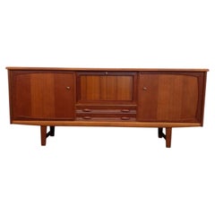Vintage Mid Century Modern Teak Credenza