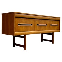 Vintage Mid Century Modern Teak CREDENZA / Sideboard by Elliotts of Newbury