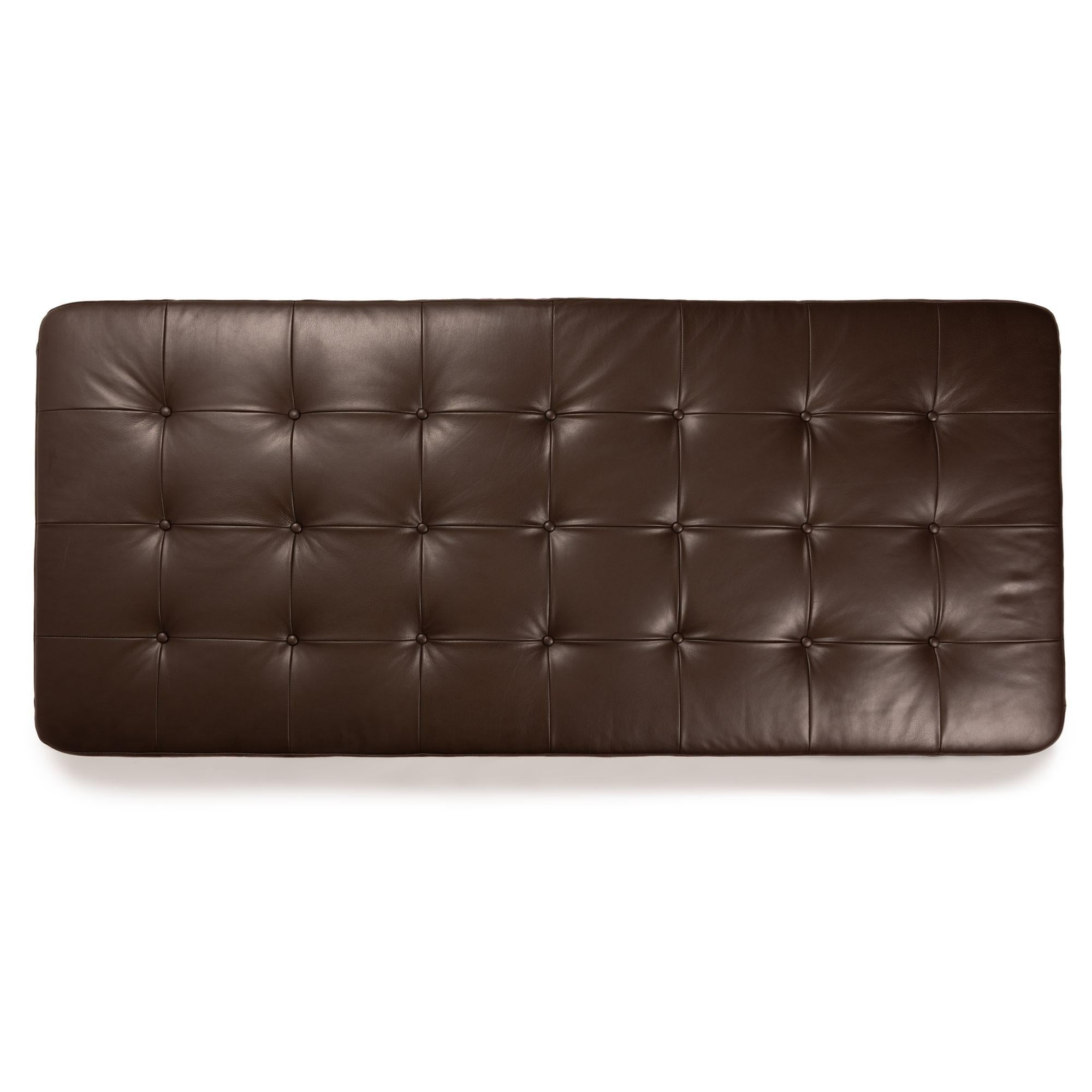 Vintage Mid-Century Modern Teak Daybed in getuftetem Leder im Angebot 2