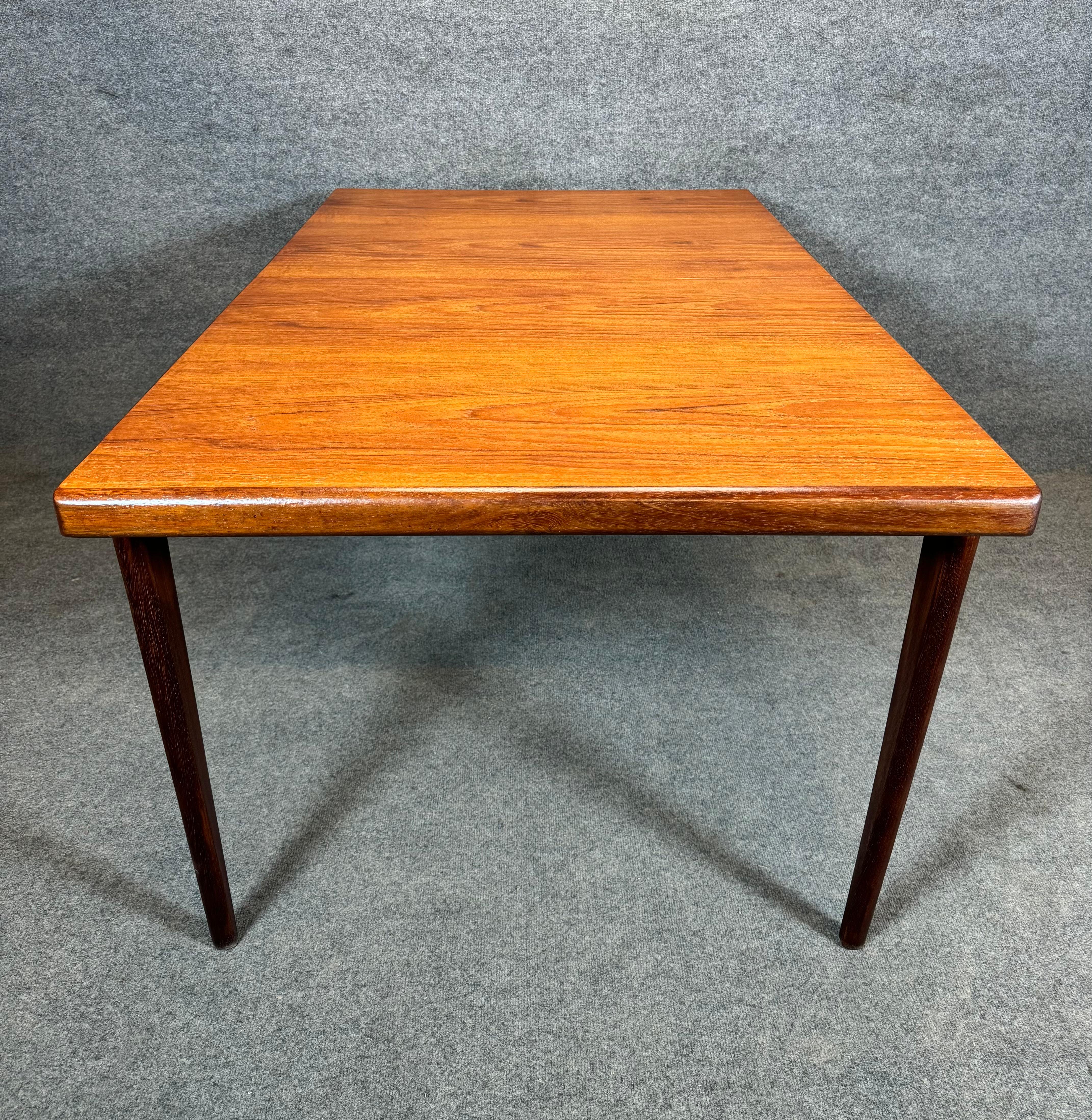 Woodwork Vintage Mid Century Modern Teak Dining Table by John Herbert for A. Younger Ltd. For Sale
