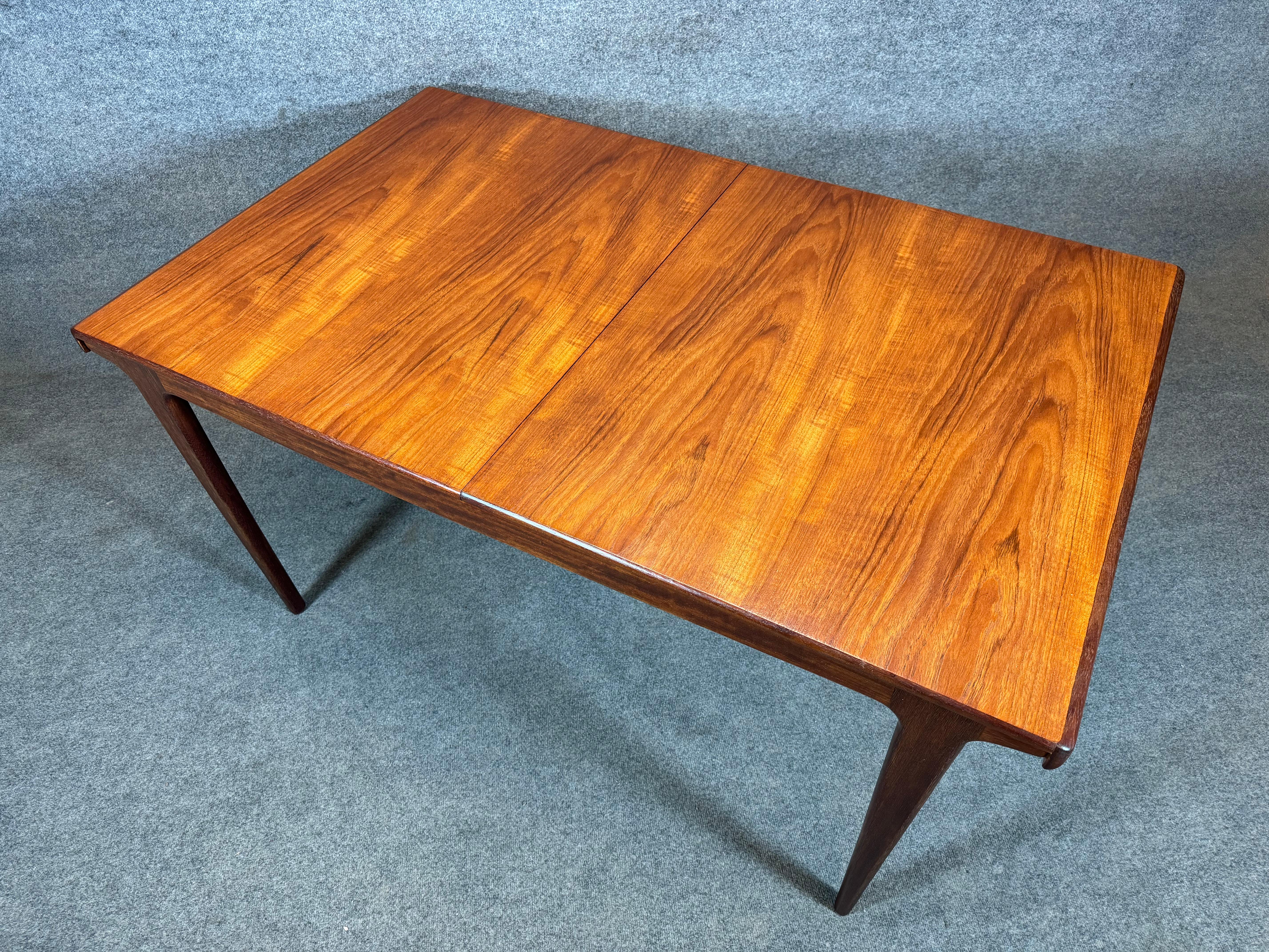 Mid-20th Century Vintage Mid Century Modern Teak Dining Table by John Herbert for A. Younger Ltd. For Sale
