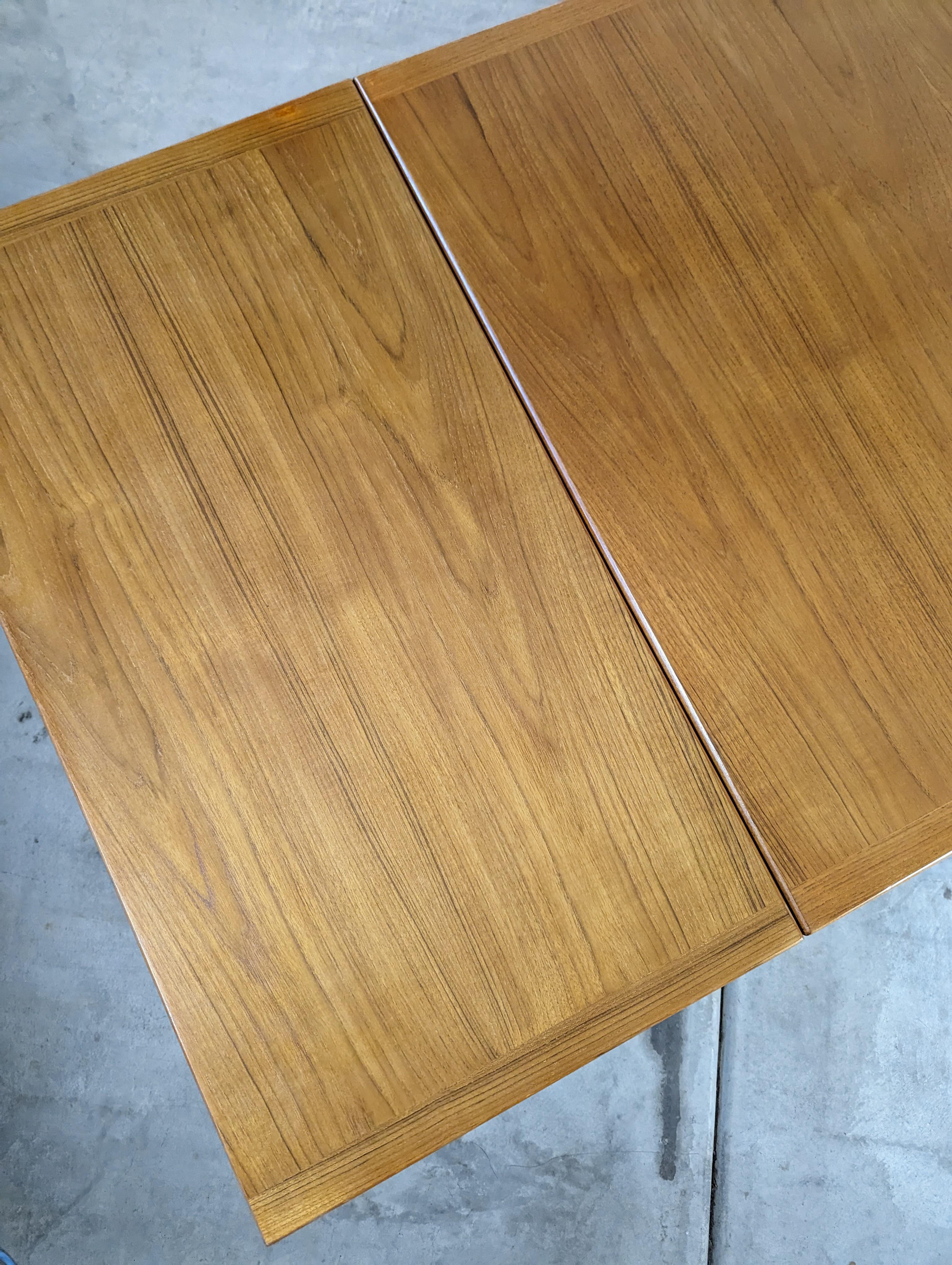 Vintage Mid-Century Modern Teak Dining Table by Slagelse, c1960s 2