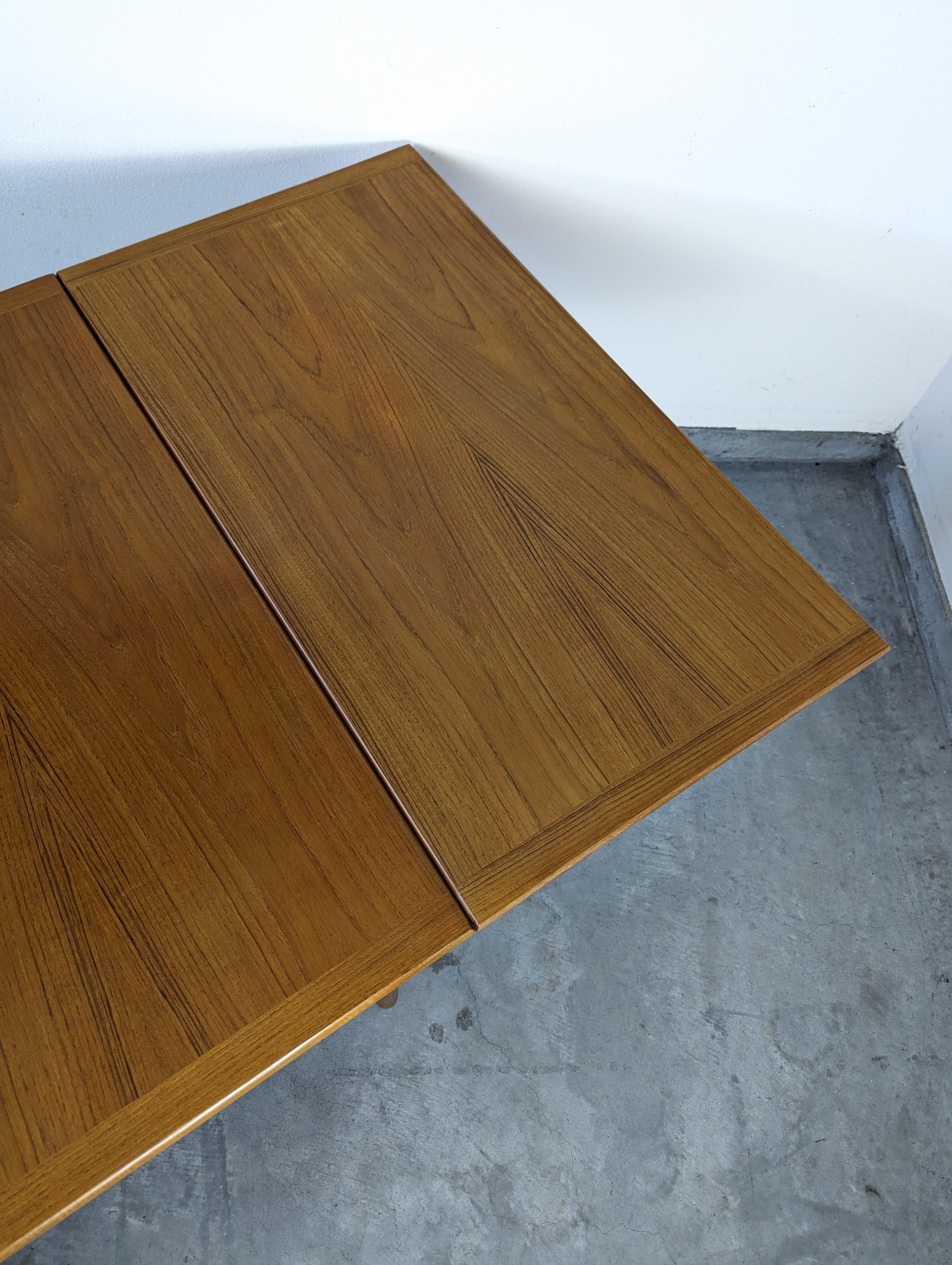 Vintage Mid-Century Modern Teak Dining Table by Slagelse, c1960s 4