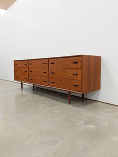 Vintage Mid Century Modern Teak Dresser