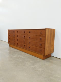 Vintage Mid Century Modern Teak Dresser