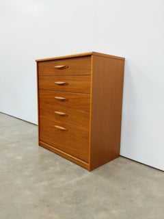 Vintage Mid Century Modern Teak Dresser