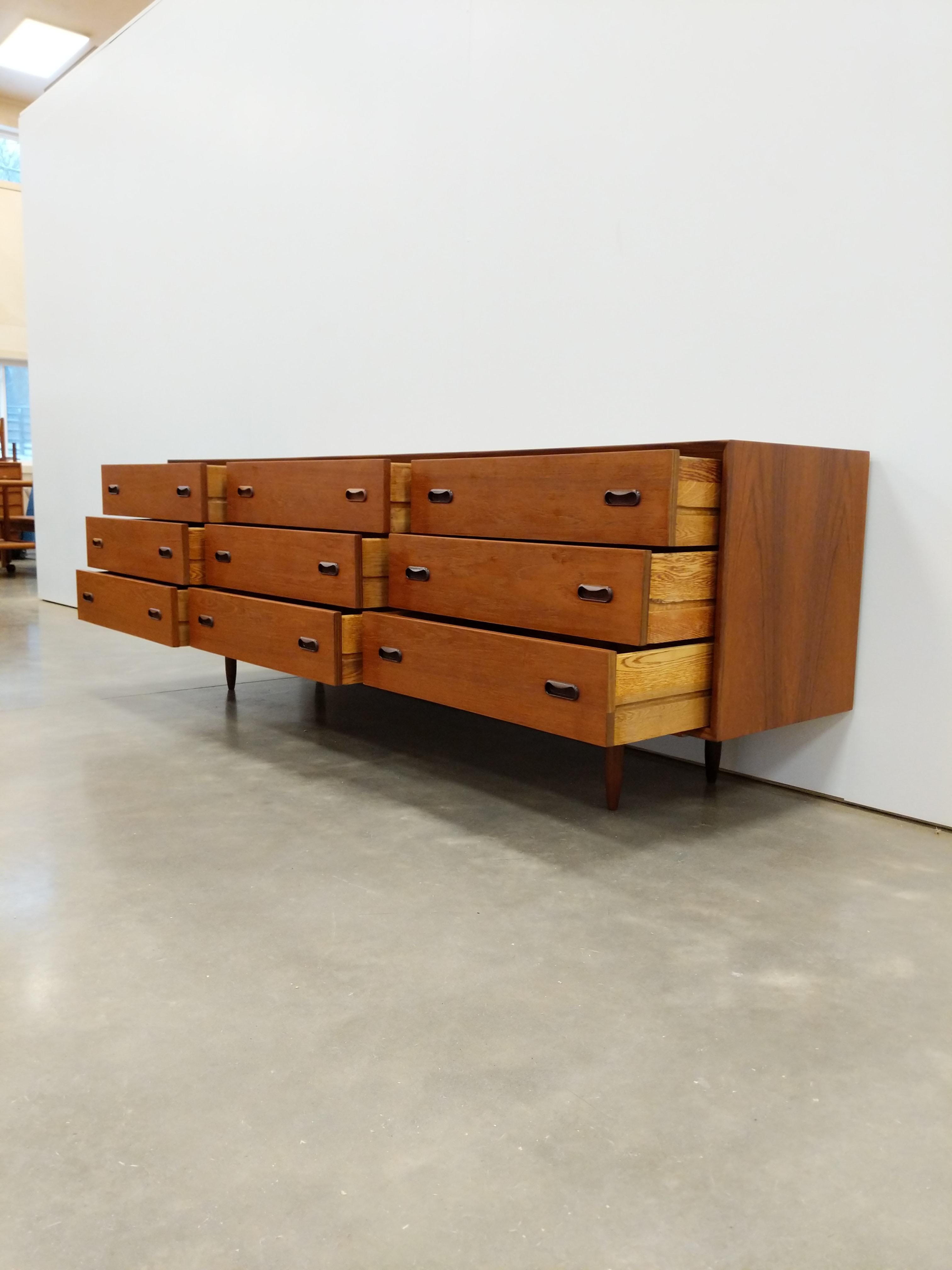 Mid-Century Modern Vintage Mid Century Modern Teak Dresser