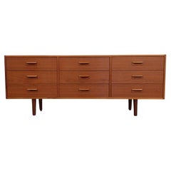 Vintage Mid Century Modern Teak Dresser