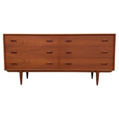 Vintage Mid Century Modern Teak Dresser