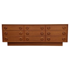 Vintage Mid Century Modern Teak Dresser