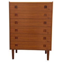Vintage Mid Century Modern Teak Dresser