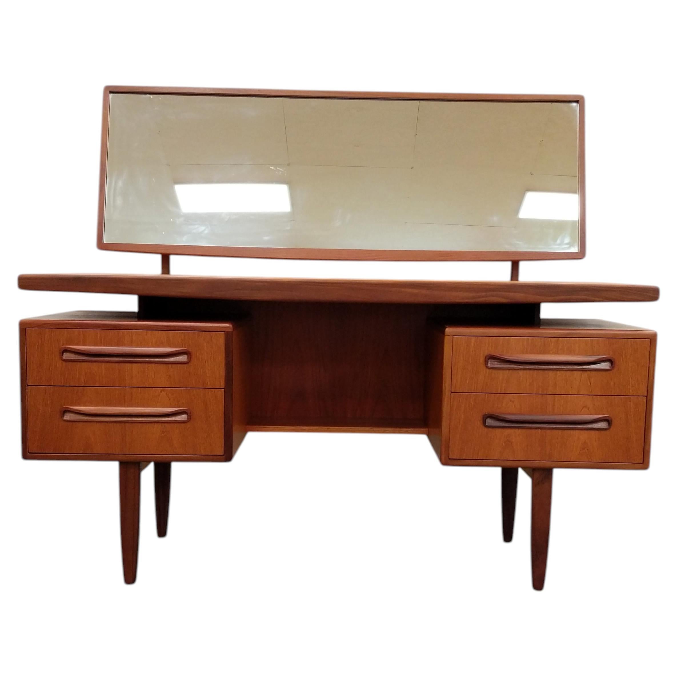 Vintage Mid Century Modern Teak Dressing Table / Desk by G Plan