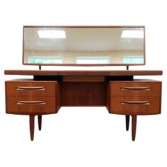 Vintage Mid Century Modern Teck Dressing Table / Desk by G Plan