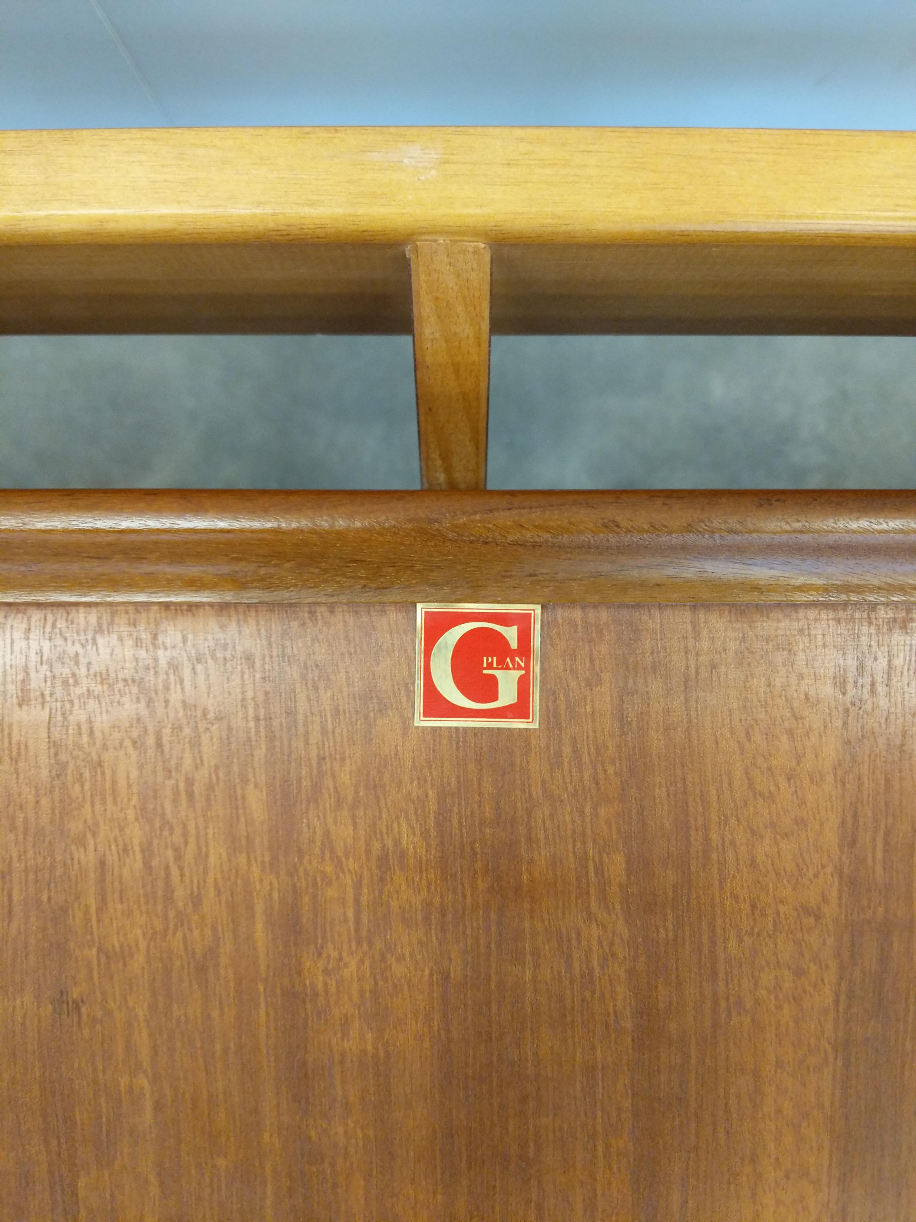 Table de salle à manger extensible en teck Vintage Mid Century Modern par G-Plan en vente 4