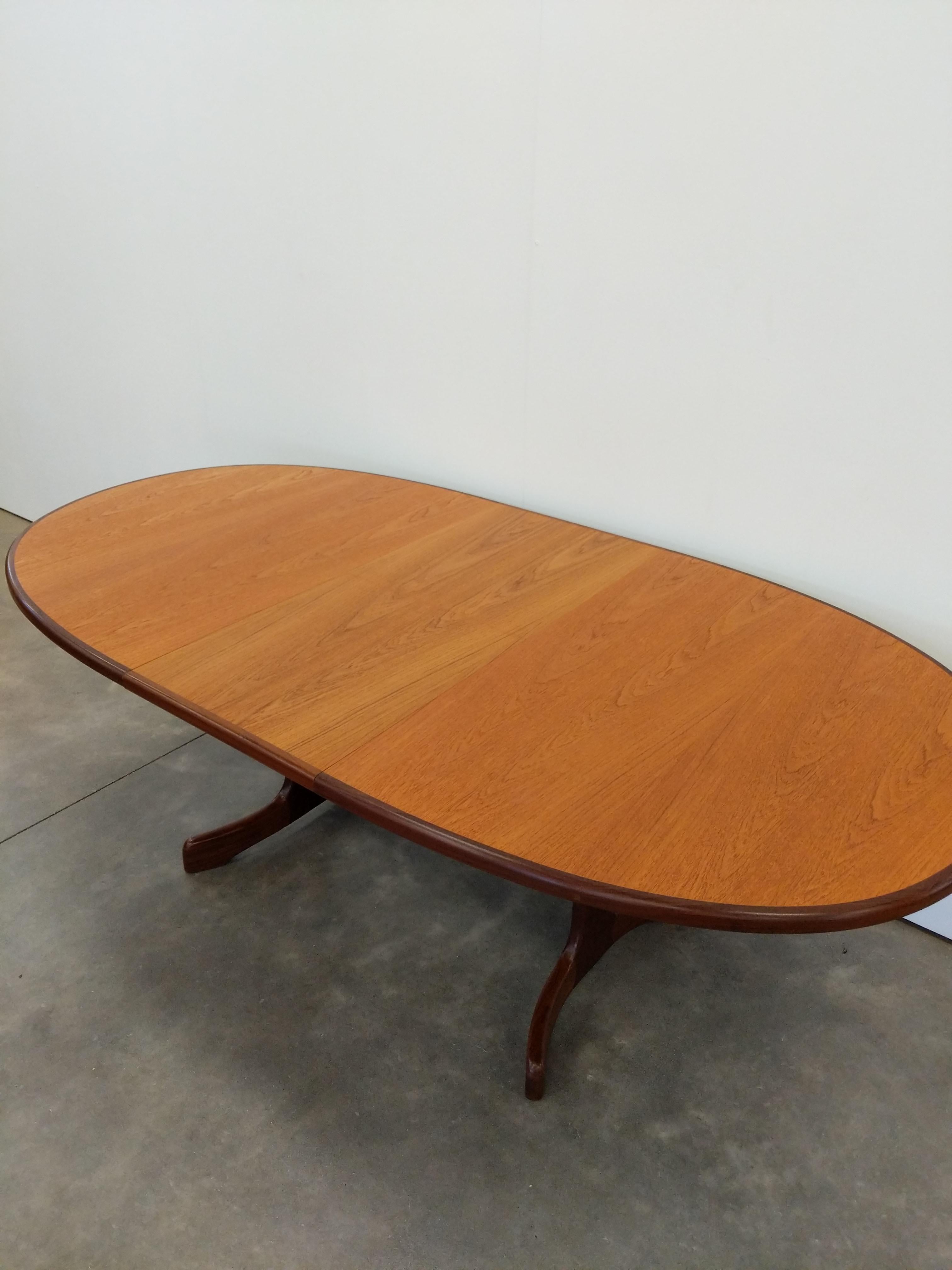Table de salle à manger extensible en teck Vintage Mid Century Modern par G-Plan en vente 2
