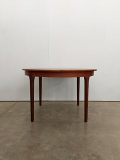 Vintage Mid Century Modern Teak Extendable Dining Table by Nathan