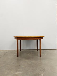 Vintage Mid Century Modern Teak Extendable Dining Table