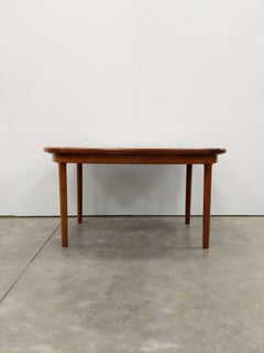 Vintage Mid Century Modern Teak Extendable Dining Table