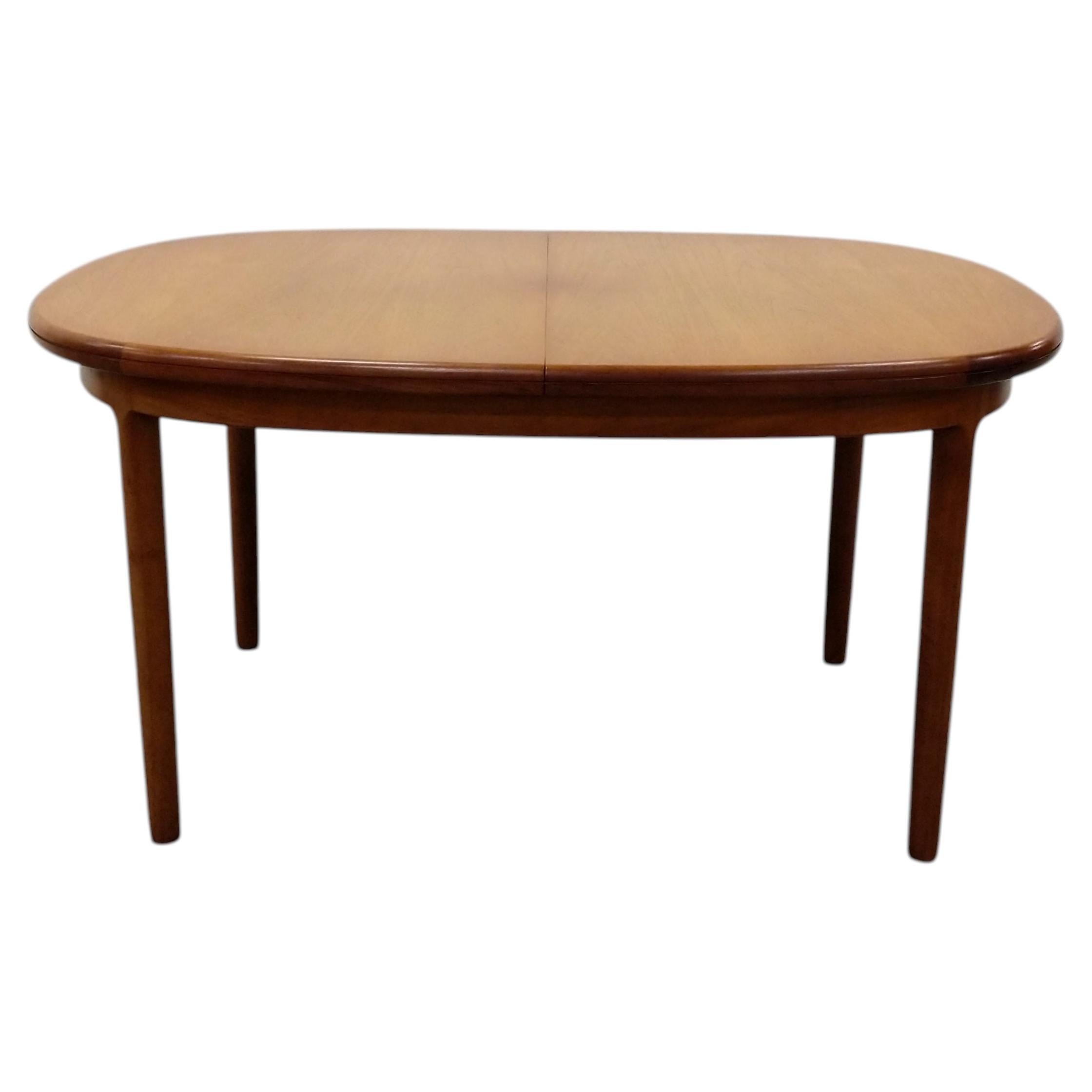 Vintage Mid Century Modern Teak Extendable Dining Table