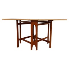 Vintage Mid Century Modern Teak Gate Leg Dining Table by Jentique
