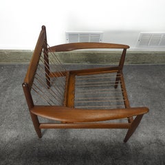 Vintage Mid Century Modern Teak Grete Jalk Lounge Stuhl