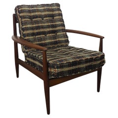 Vintage Mid-Century Modern Teak Grete Jalk Lounge Chair