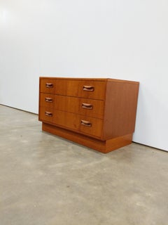 Vintage Mid Century Modern Teck Low Dresser by G Plan