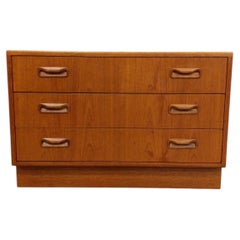 Vintage Mid Century Modern Teck Low Dresser by G Plan
