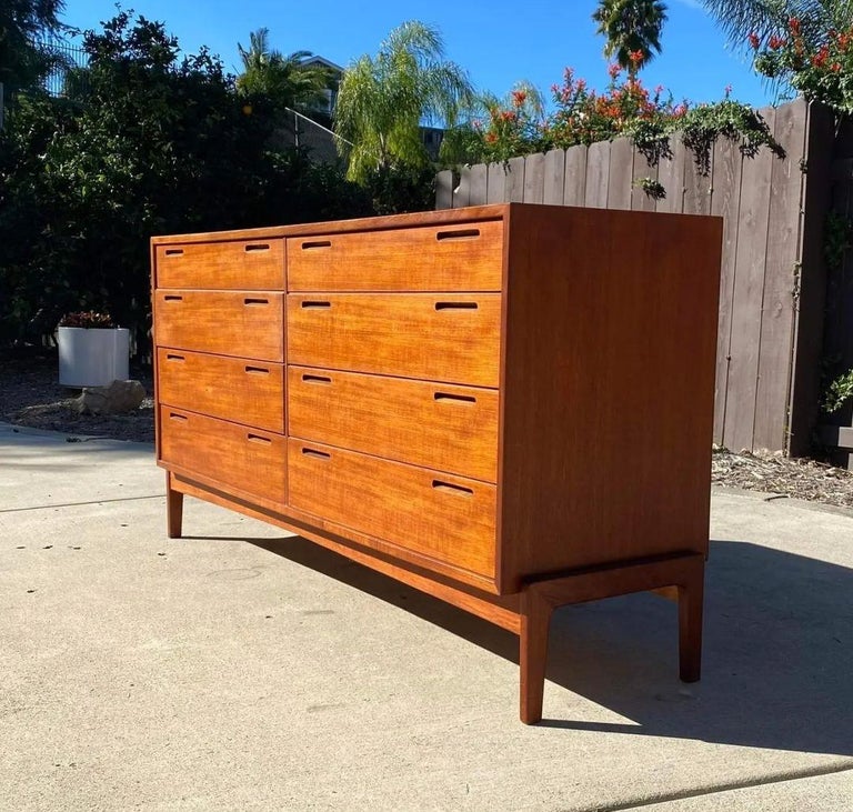 Vintage MidCentury Modern Teak Lowboy Dresser by William Watting For