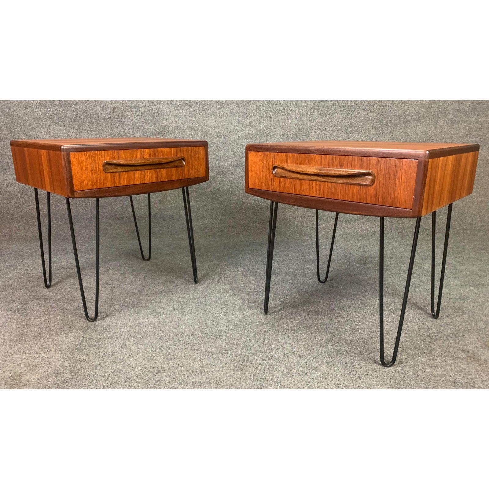 Vintage Mid-Century Modern Teak Nightstands by G Plan, a Pair 1