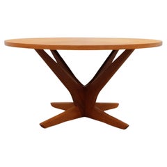 Vintage Mid Century Modern Teak Beistelltisch / Couchtisch