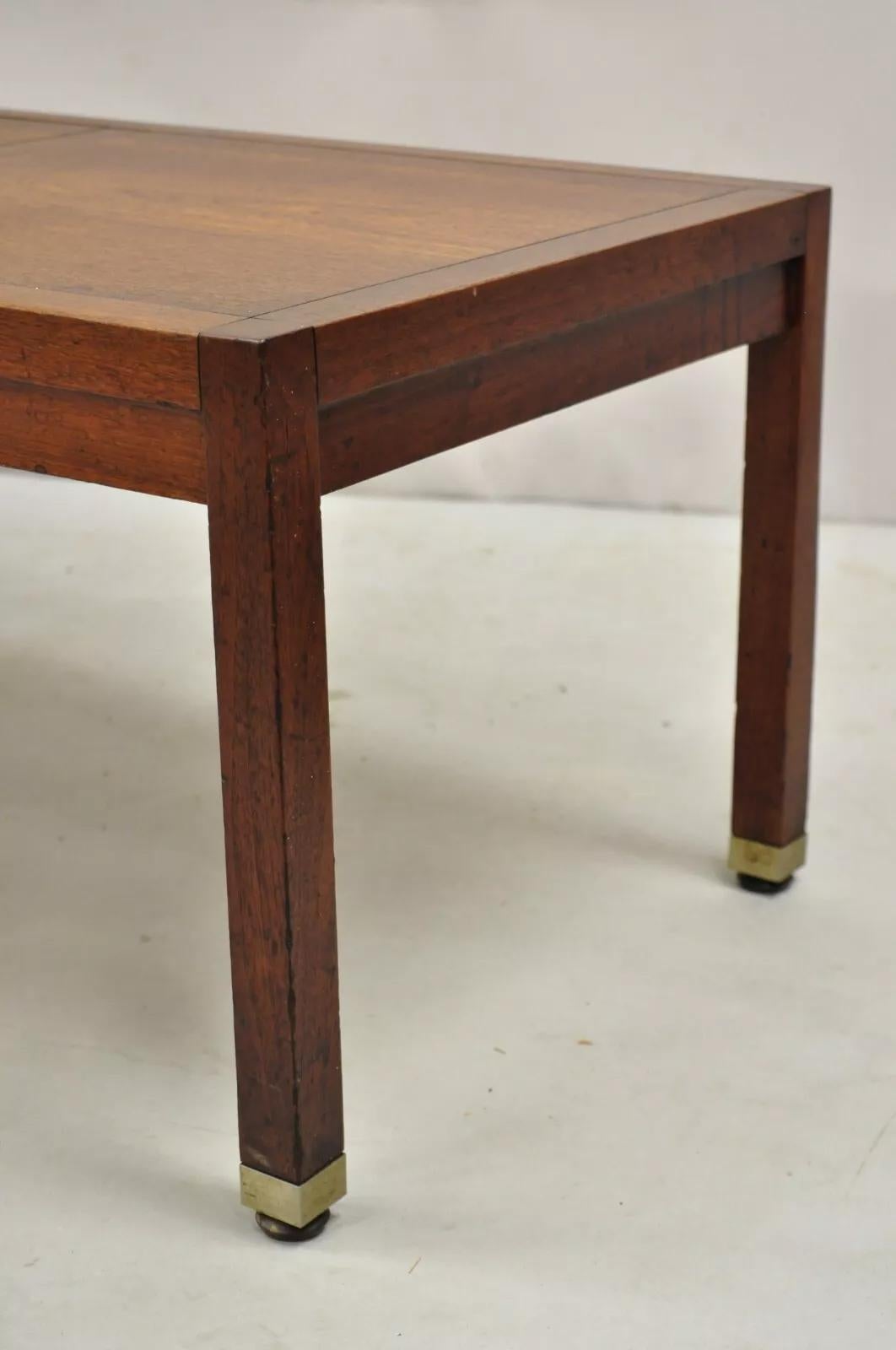 Rechteckiger Vintage-Couchtisch aus Teakholz im dänischen Stil, Mid-Century Modern, 60
