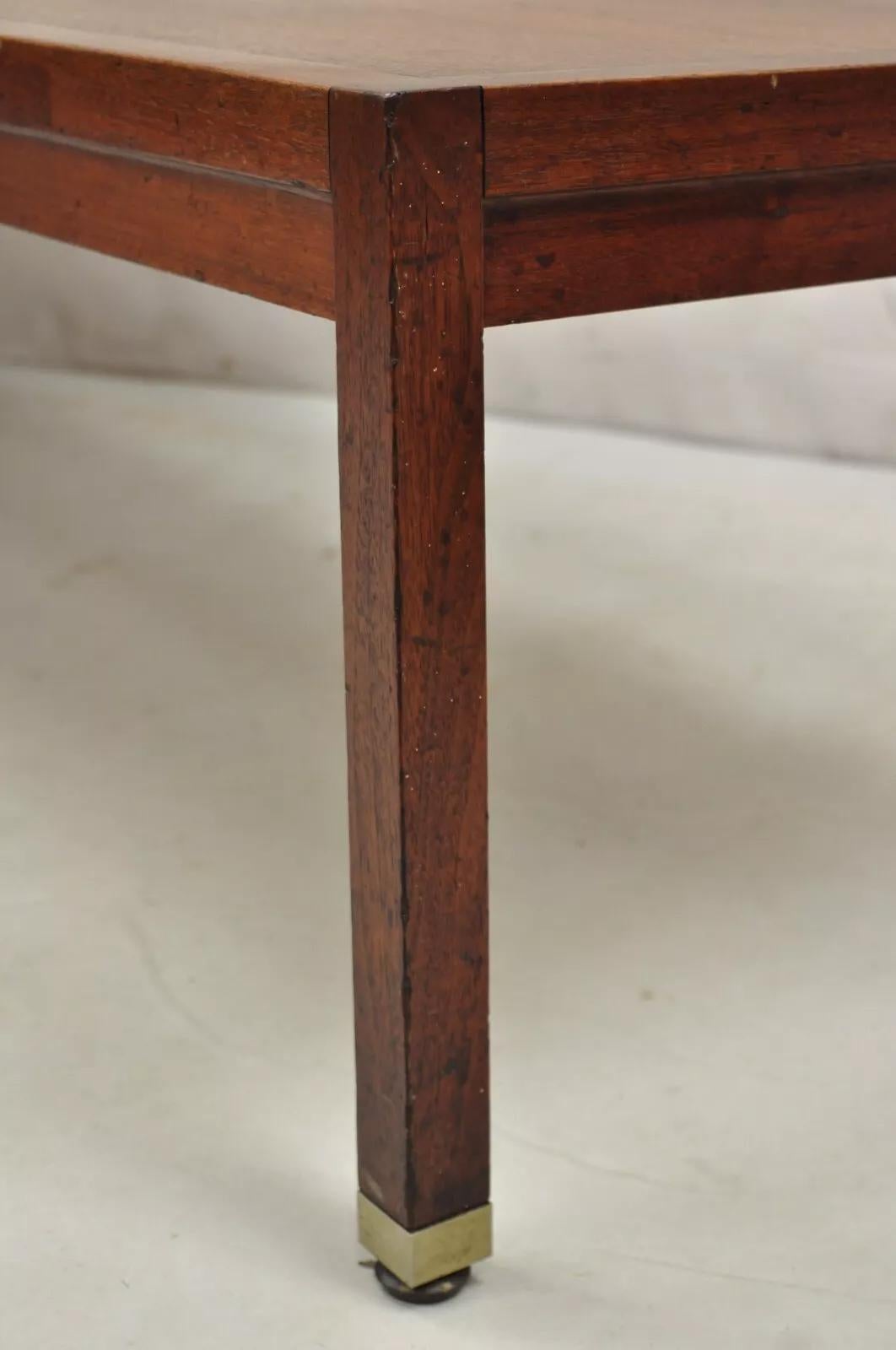 Rechteckiger Vintage-Couchtisch aus Teakholz im dänischen Stil, Mid-Century Modern, 60