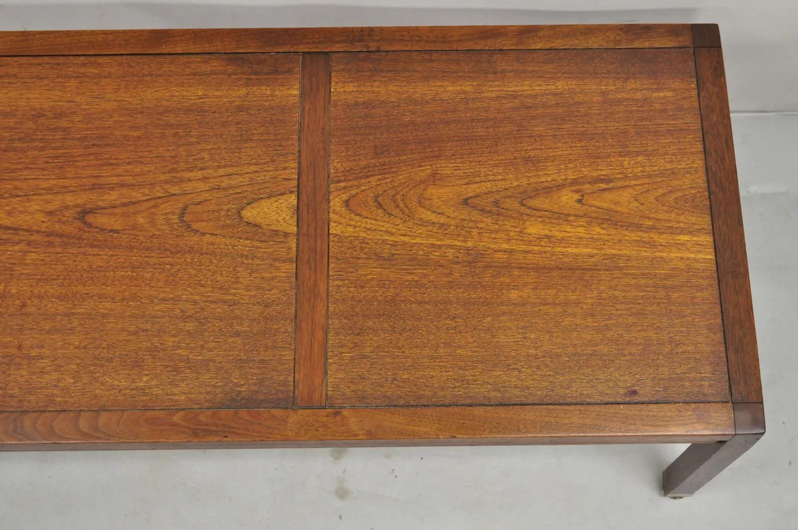Rechteckiger Vintage-Couchtisch aus Teakholz im dänischen Stil, Mid-Century Modern, 60