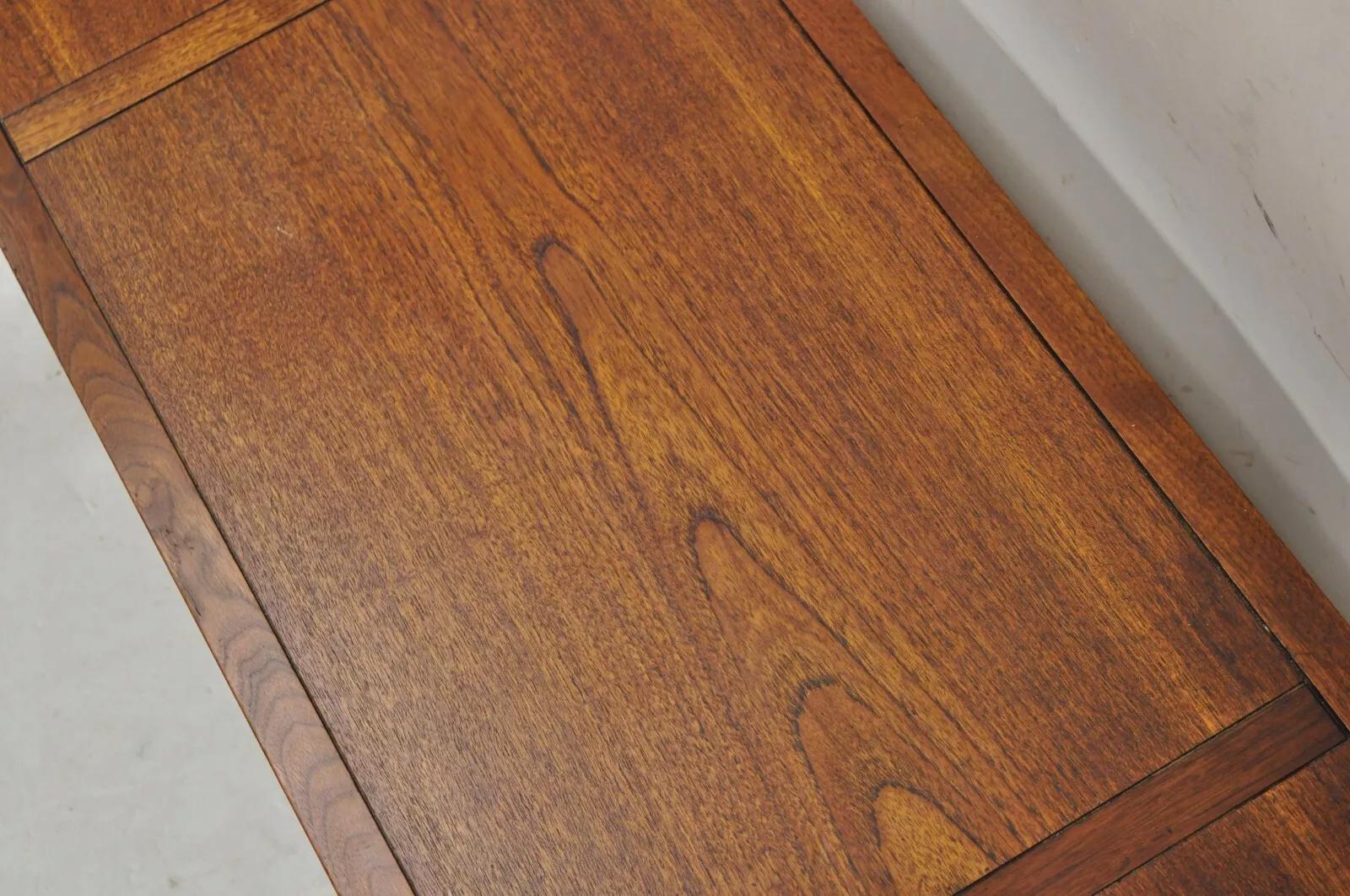 Rechteckiger Vintage-Couchtisch aus Teakholz im dänischen Stil, Mid-Century Modern, 60