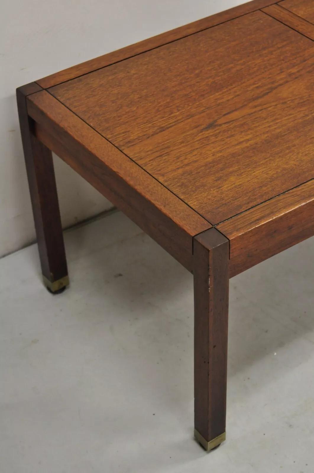 Rechteckiger Vintage-Couchtisch aus Teakholz im dänischen Stil, Mid-Century Modern, 60