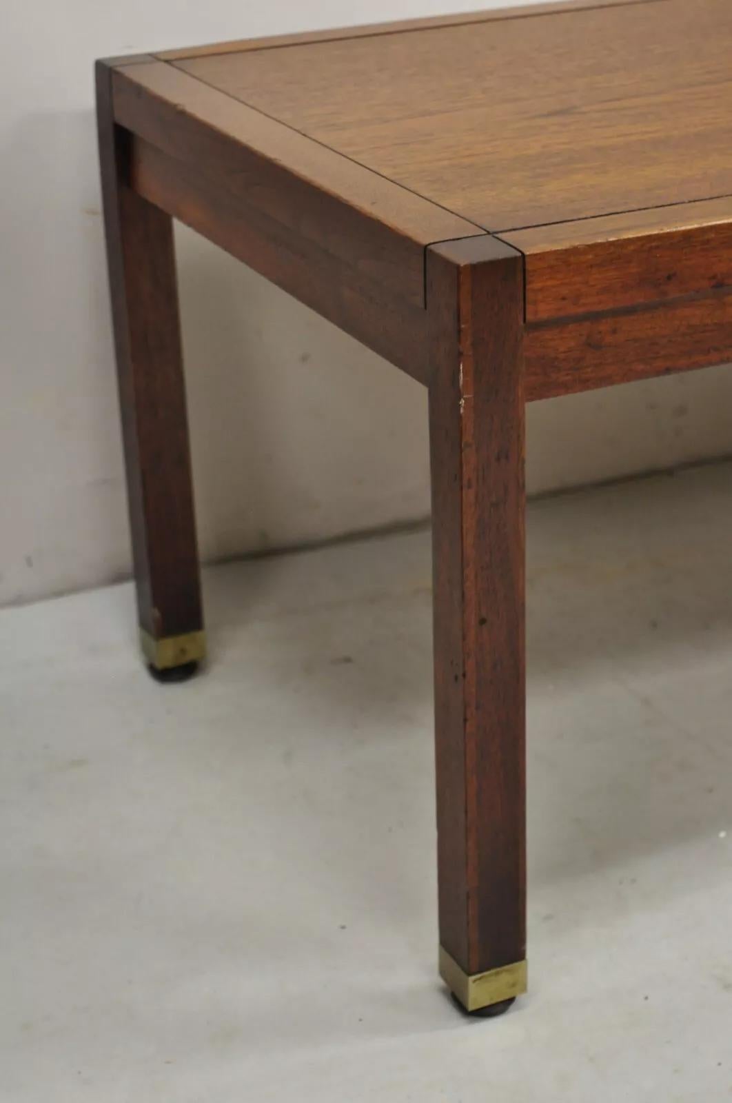 Rechteckiger Vintage-Couchtisch aus Teakholz im dänischen Stil, Mid-Century Modern, 60